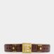 BalmainCrocodile embossed Belt at Fashion Clinic