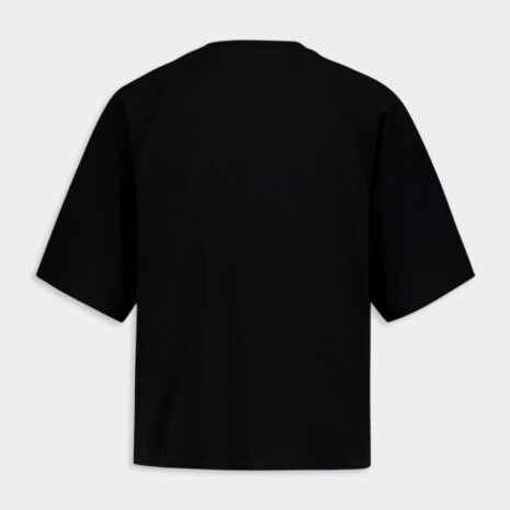 BalmainCropped Balmain Signature Tee at Fashion Clinic