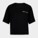 BalmainCropped Balmain Signature Tee at Fashion Clinic