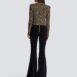 BalmainCropped Lurex Tweed Round Neck Jacket at Fashion Clinic