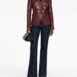 BalmainDouble-Breasted Leather Blazer at Fashion Clinic