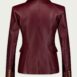 BalmainDouble-Breasted Leather Blazer at Fashion Clinic