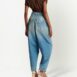 BalmainDraped crop top at Fashion Clinic