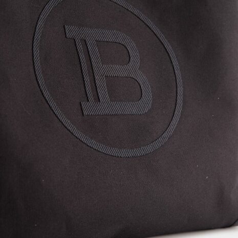 BalmainEmbroidered Logo Canvas and leather Grocery Bag at Fashion Clinic