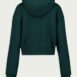 BalmainFlocked-Logo Cropped Hoodie at Fashion Clinic