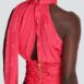 BalmainHalterneck moiré top at Fashion Clinic