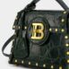 BalmainHandbag B-Buzz 23 Dynasty Crocodile Print Leather at Fashion Clinic