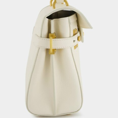 BalmainHandbag B-Buzz 23 Grained Leather at Fashion Clinic