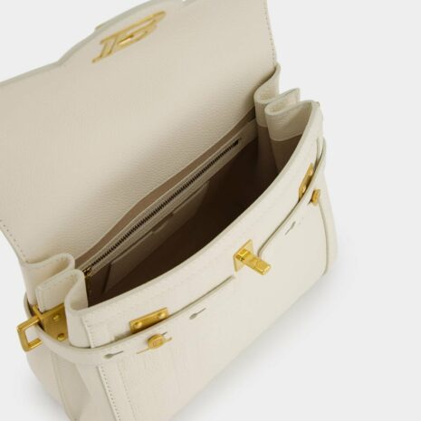 BalmainHandbag B-Buzz 23 Grained Leather at Fashion Clinic