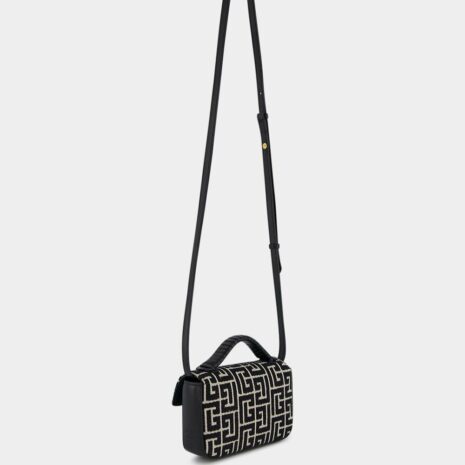 BalmainHandbag B-Buzz Mini Monogram Jacquard at Fashion Clinic