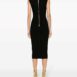BalmainKeyhole-Neck Ribbed Knitted Midi Dress at Fashion Clinic