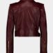 BalmainLeather Biker Cropped Jacket at Fashion Clinic
