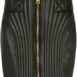 BalmainLeather mini skirt at Fashion Clinic