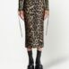 BalmainLeopard pencil skirt at Fashion Clinic