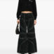 BalmainLogo Embellished Crop Hoodie at Fashion Clinic