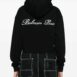 BalmainLogo Embellished Crop Hoodie at Fashion Clinic