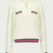 BalmainLongsleeve Knit Polo at Fashion Clinic