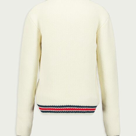 BalmainLongsleeve Knit Polo at Fashion Clinic