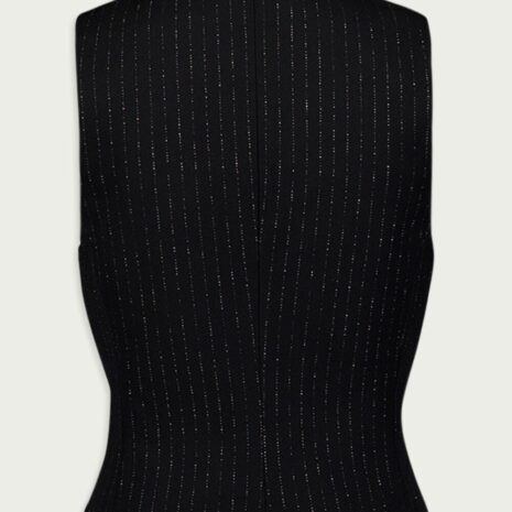 BalmainLurex Striped Vest Top at Fashion Clinic