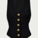 BalmainLurex Striped Vest Top at Fashion Clinic