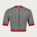 BalmainMonogram-Jacquard Crop Top at Fashion Clinic