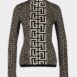 BalmainMonogram Print Turtleneck at Fashion Clinic