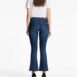 BalmainNavy Blue Flared Cotton Jeans at Fashion Clinic