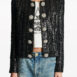 BalmainSequin-Embellished Tweed Jacket at Fashion Clinic
