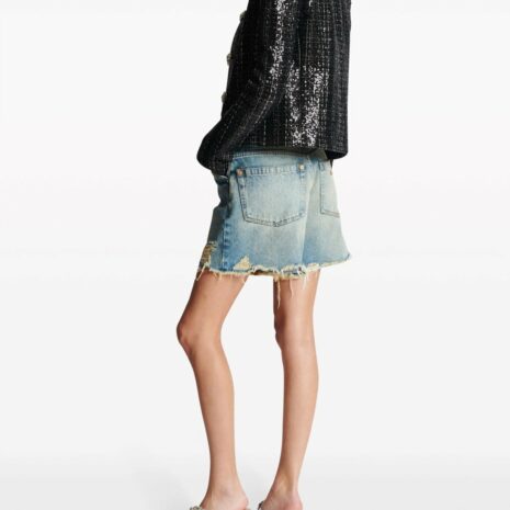 BalmainSequin-Embellished Tweed Jacket at Fashion Clinic