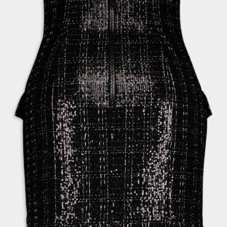 BalmainSequined Tweed Mini Skirt at Fashion Clinic