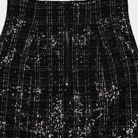 BalmainSequined Tweed Mini Skirt at Fashion Clinic