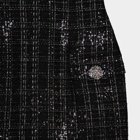 BalmainSequined Tweed Mini Skirt at Fashion Clinic