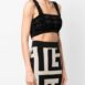 BalmainTweed crop top at Fashion Clinic