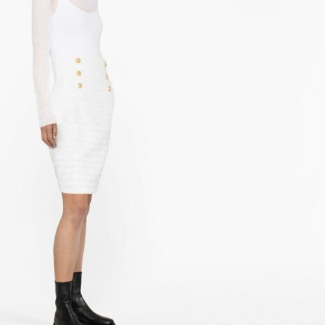 BalmainTweed Mini Skirt at Fashion Clinic