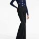 BalmainV-Neck Cropped Cardigan at Fashion Clinic