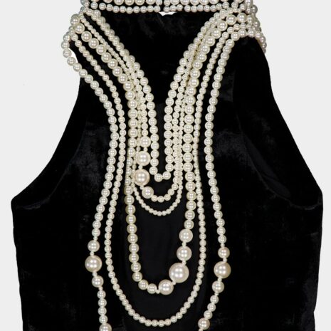 BalmainVelvet Halterneck Gown at Fashion Clinic