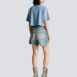 BalmainVintage Fringed Denim Shorts at Fashion Clinic