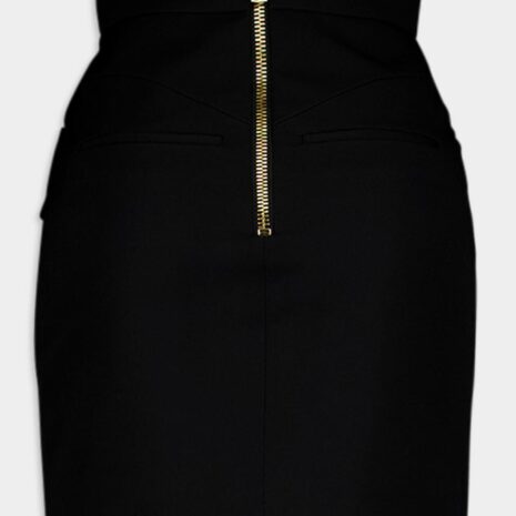 BalmainVirgin Wool Mini Skirt at Fashion Clinic