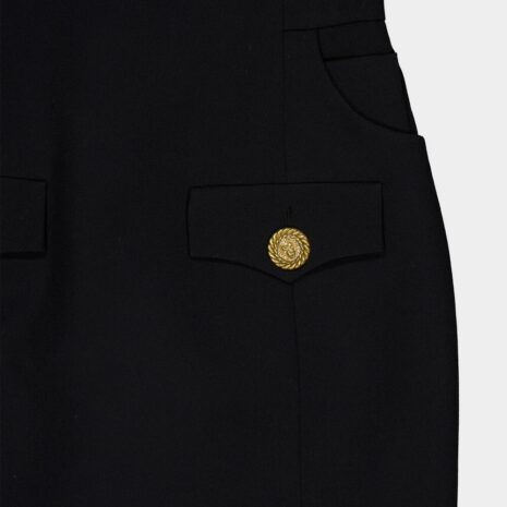 BalmainVirgin Wool Mini Skirt at Fashion Clinic