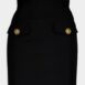 BalmainVirgin Wool Mini Skirt at Fashion Clinic