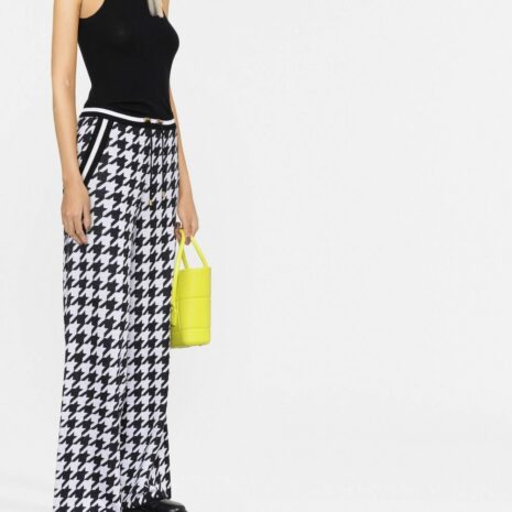 BalmainWool blend straight leg trousers at Fashion Clinic