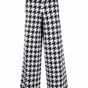 BalmainWool blend straight leg trousers at Fashion Clinic