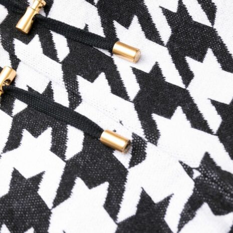 BalmainWool blend straight leg trousers at Fashion Clinic