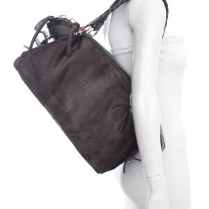 Gucci Dark Brown Pony Hair Tote