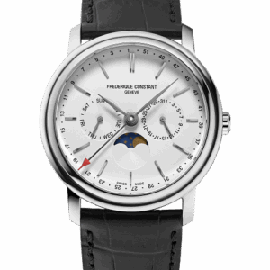 40mm Classics Index Business Timer Silver Dial Watch