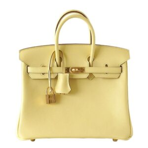 Hermes Birkin 25 Jaune Poussin Bag
