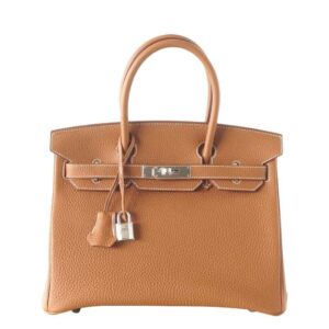Hermes Birkin 30 Bag Gold