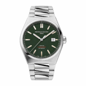 39mm Highlife Automatic COSC Green Index Marker Dial and Date Smooth Bezel Watch