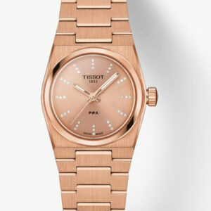 Tissot PRX 25mm Rose Gold Diamond Accent Women's Watch T1370103350600