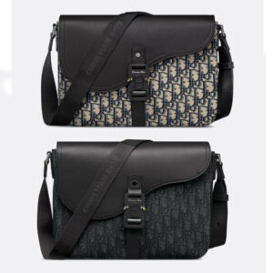 Saddle Messenger Bag with Flap